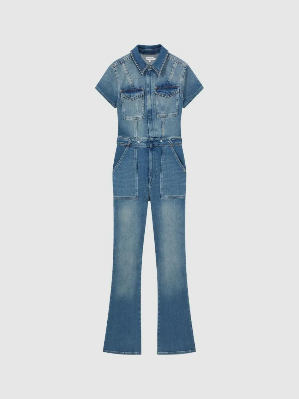 Good American Denim Bootcut Jumpsuit^Women Jumpsuits & Playsuits