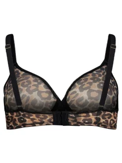 New Gossard Glossies Sheer Moulded Bra Yellow