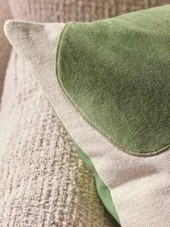 Clearance Next 50 x 50cm Abstract Cushion Green