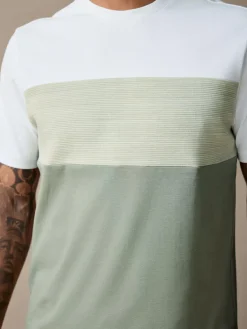 Outlet Next Block T-Shirt Green