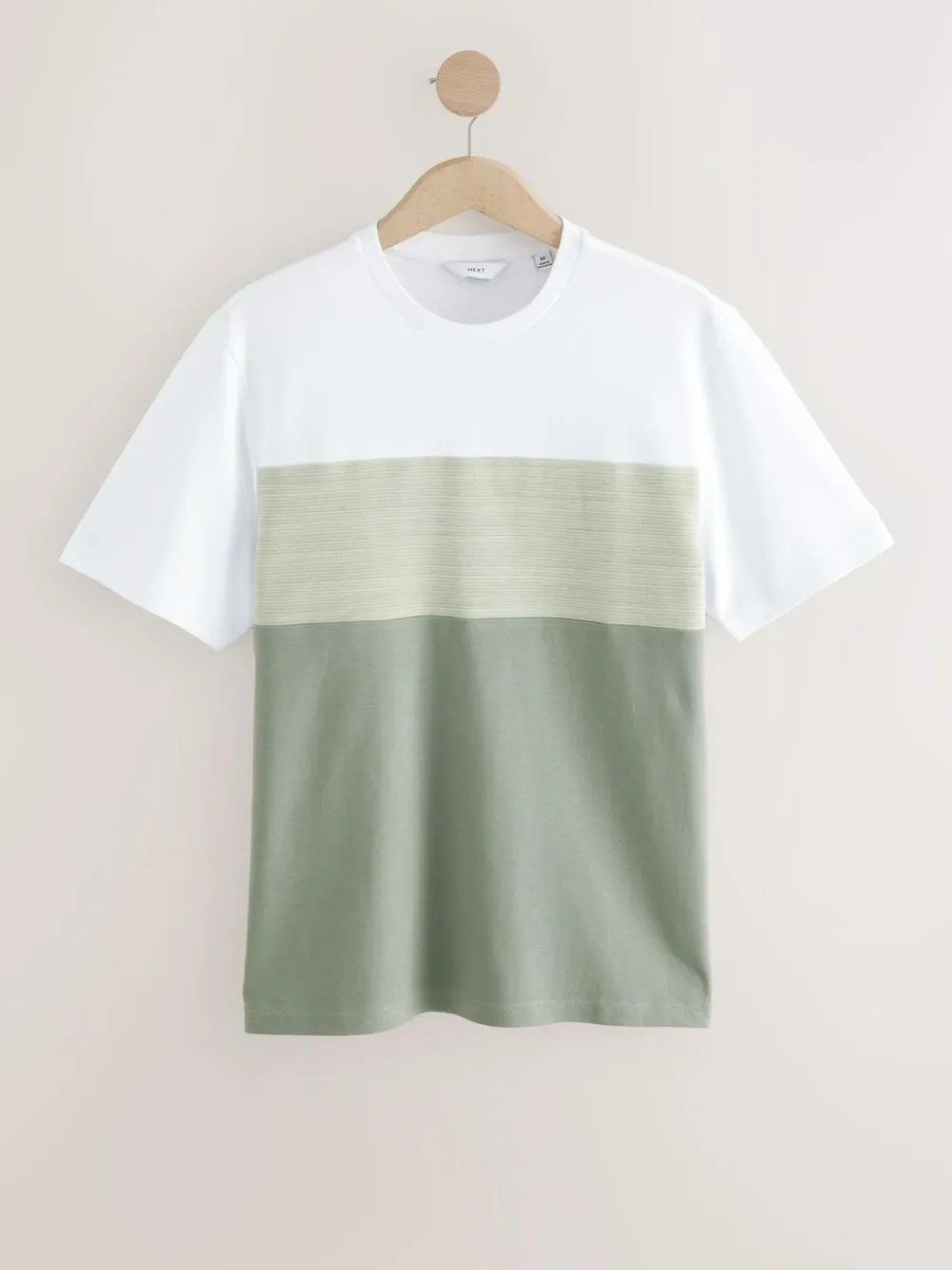 Outlet Next Block T-Shirt Green