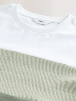 Outlet Next Block T-Shirt Green