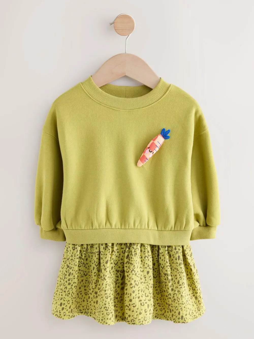 Next Mesh Skirt Sweat Dress (3mths-7yrs)^ Dresses|Dresses