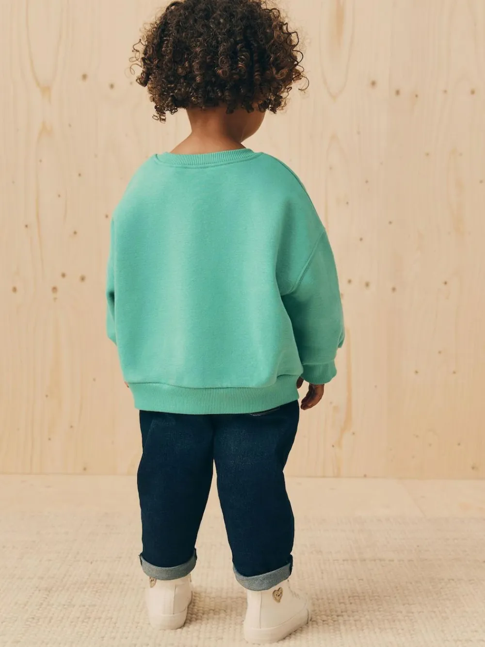 Next Green Cat Crew Neck Sweatshirt (3mths-7yrs)^ Sweatshirts & Hoodies|Sweatshirts & Hoodies