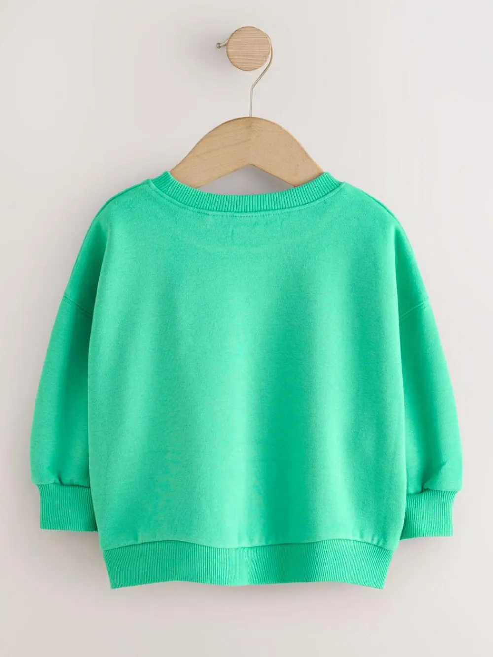 Next Green Cat Crew Neck Sweatshirt (3mths-7yrs)^ Sweatshirts & Hoodies|Sweatshirts & Hoodies