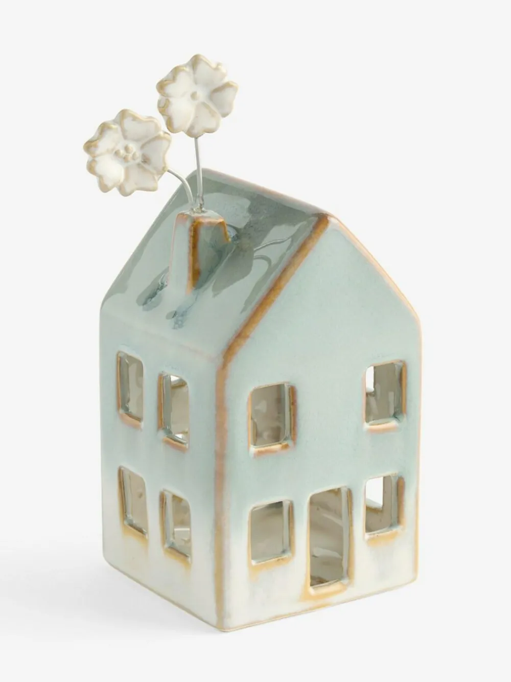 Outlet Next Green Ceramic Spring House Ornament