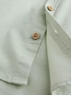 Outlet Next Green Character Long Sleeve Long Sleeve Oxford Shirt (3mths-7yrs)