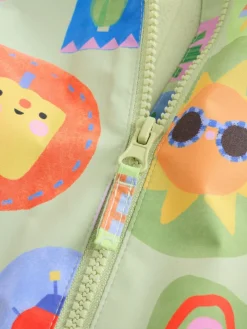 Clearance Next Green Character Waterproof Printed Puddlesuit (6mths-7yrs)