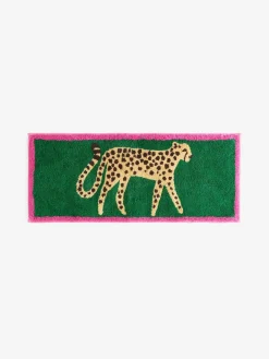 Best Next Green Cheetah Animal Print Runner Bath Mat