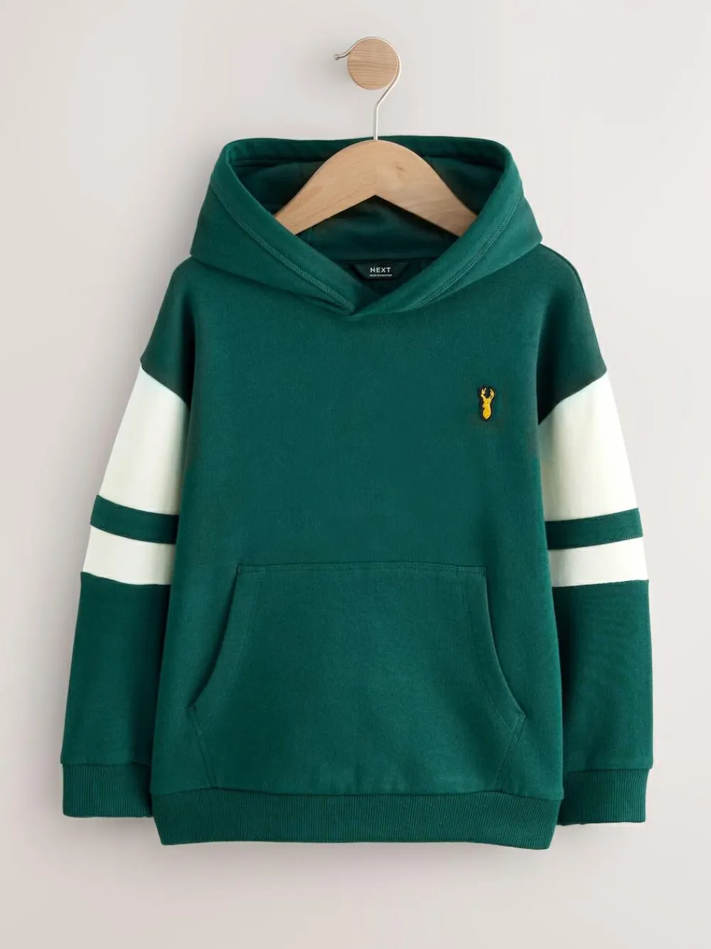 Sale Next Colourblock Hoodie (3-16yrs) Green