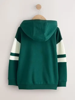Sale Next Colourblock Hoodie (3-16yrs) Green