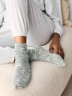 Next Cotton Slub Slouchy Ankle Socks 3 Pack^Women Socks & Tights