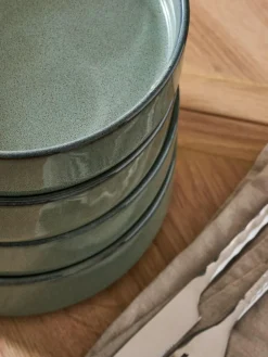 Clearance Next Green Dalton Set of 4 Pasta Bowls