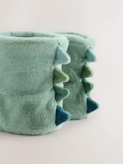 Best Next Soft Slipper Socks Green Dino