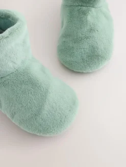 Best Next Soft Slipper Socks Green Dino