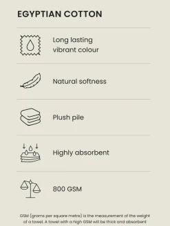 Next Green Egyptian Cotton Luxe Heavy Weight Towel^ Towels & Bathmats
