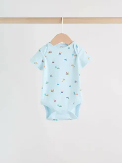 Outlet Next Green Farm 5 Pack Short Sleeve Baby Bodysuits