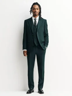 Next Green Flannel Suit Waistcoat^ Vests