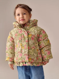 Next Shower Resistant Frill Hem Padded Coat (3mths-7yrs)^ Baby Winter Clothing|Coats, Jackets & Pramsuits