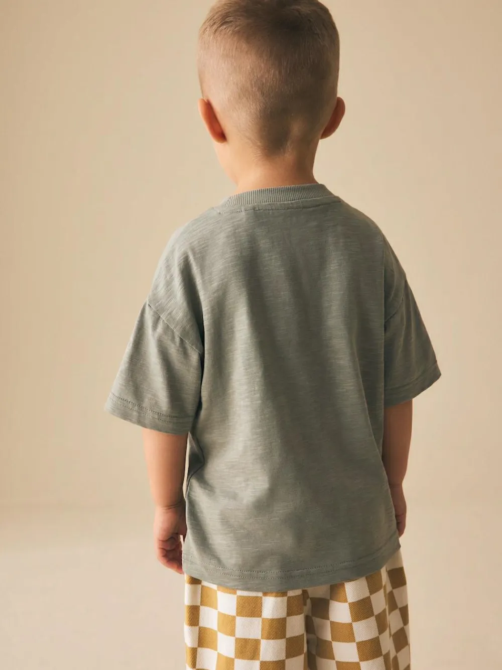 New Next Green Giraffe Short Sleeve Appliqué T-Shirt (3mths-7yrs)