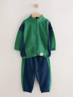 Next Half Zip Top and Joggers Set (3mths-7yrs)^BOY Cosy Club|Baby Winter Clothing
