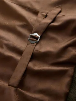 Discount Next Herringbone Wool Blend Suit Waistcoast Green