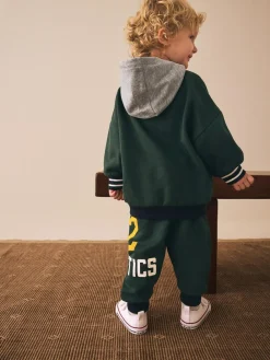 Discount Next Hoodie and Joggers Set (3mths-7yrs) Green