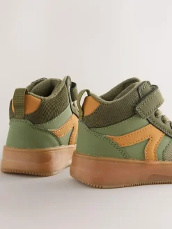 Next Touch Fastening Elastic Lace Hi Top Trainers^BOY Baby Boots|Boots