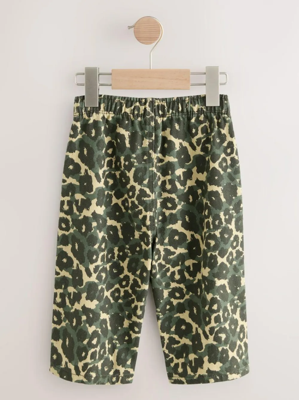 Hot Next Green Leopard Print Printed Pull On Wide Trousers (3mths-7yrs)