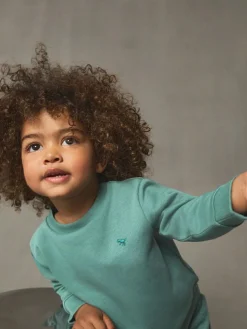 Discount Next Green Logo Sweatshirt And Joggers Set (3mths-7yrs)