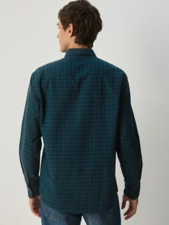 Next Green Long Sleeve Check Shirt^ Shirts