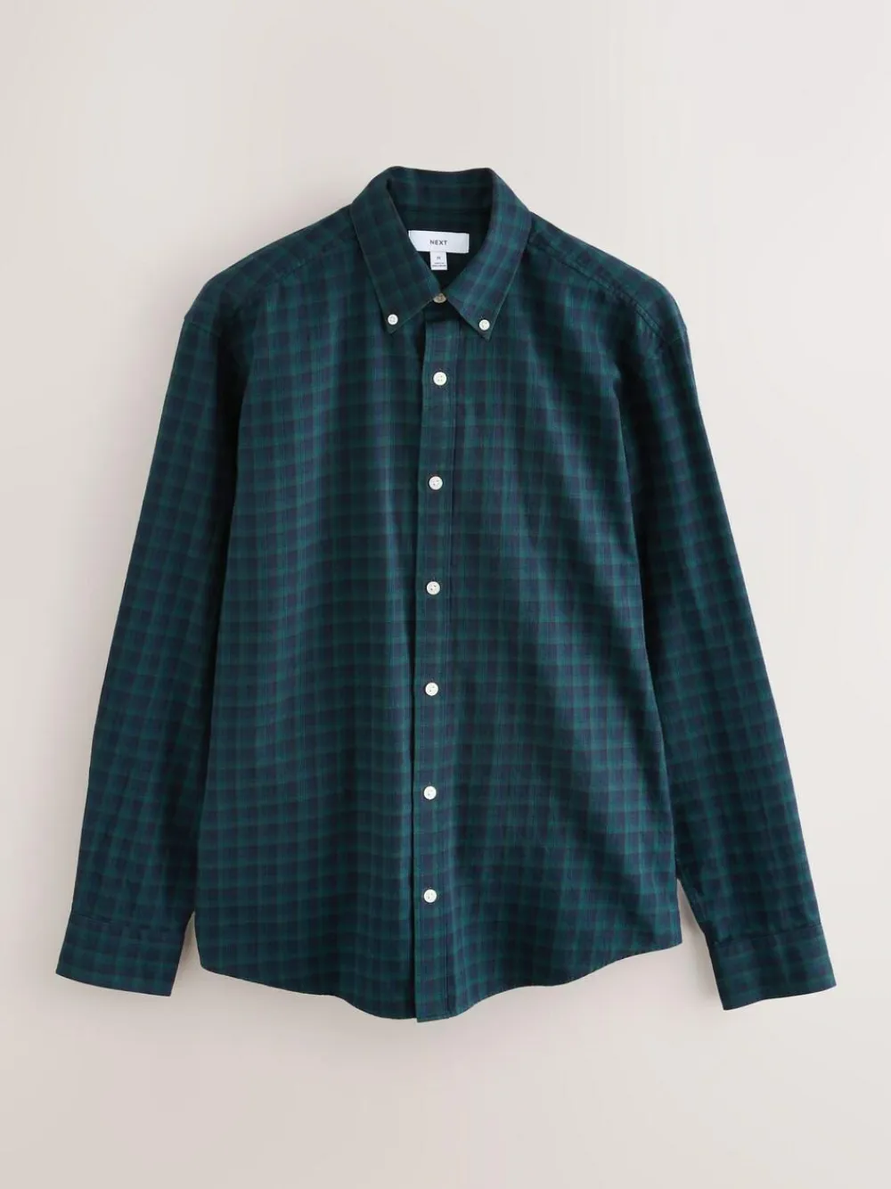 Next Green Long Sleeve Check Shirt^ Shirts