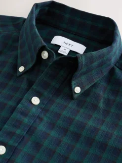 Next Green Long Sleeve Check Shirt^ Shirts