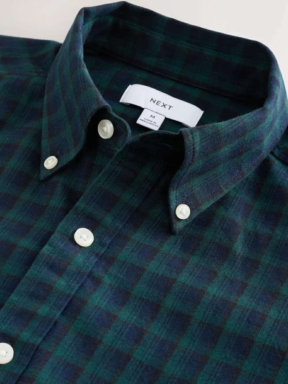 Next Green Long Sleeve Check Shirt^ Shirts