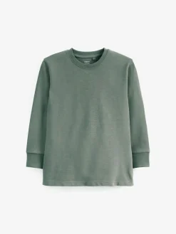Discount Next Green Mineral Regular Fit Long Sleeve Cosy T-Shirt (3-16yrs)