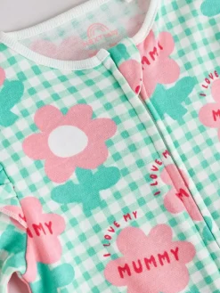 Next Family Two Way Zip Baby Sleepsuit (0mths-2yrs)^ Nightwear