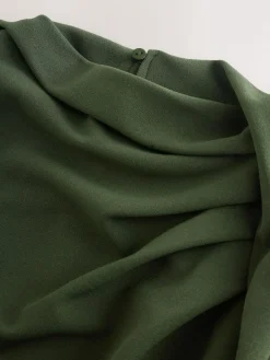 Outlet Next Occasion Cowl Neck Sleeveless Jersey Jumpsuit Green