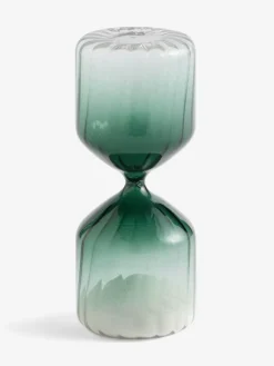 Sale Next Green Ombré Glass Decorative Sand Timer