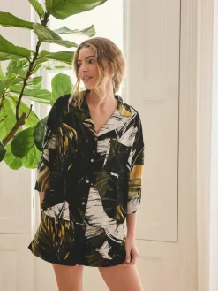 Next Button Through Short Pyjamas Set^Women All Night & Lounge|Pyjamas