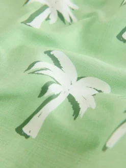 Best Next Green Palm Tree Printed Swim Shorts (3-16yrs)