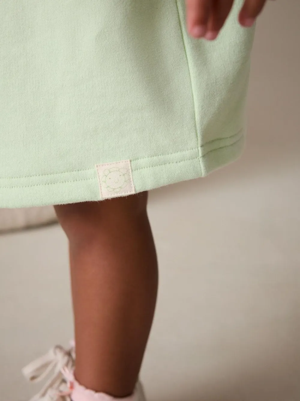 Best Next Quarter Zip Sweat Dress (3mths-7yrs) Green