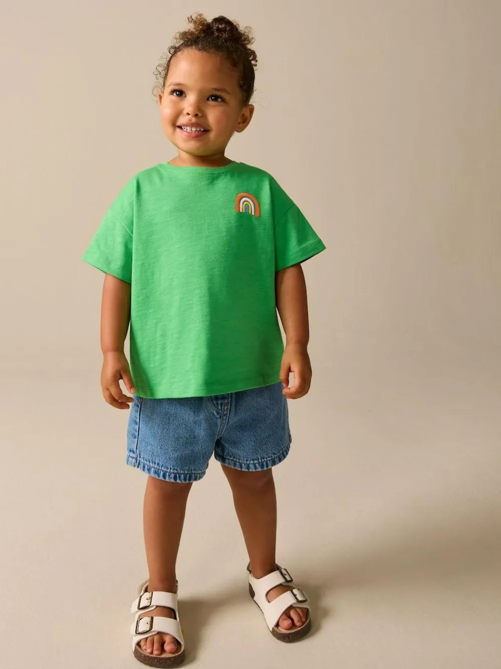 Next Short Sleeve Embroidered T-Shirt (3mths-7yrs)^ Tops|T-Shirts