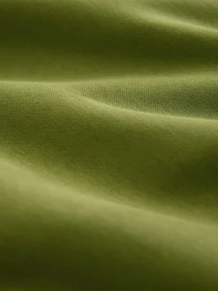 Next Green Regular Fit Heavyweight Cotton Rich Jersey Hoodie^ Sweatshirts & Hoodies|Sweatshirts & Hoodies