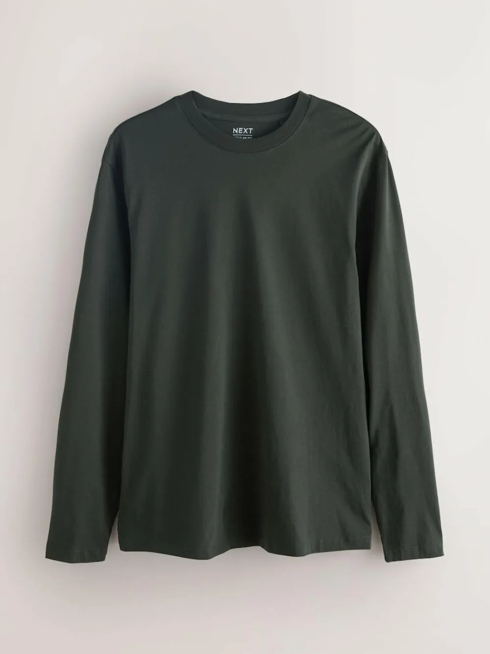 Outlet Next Green Regular Fit Long Sleeve Crew Neck T-Shirt