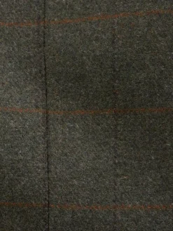 Next Green Regular Fit Nova Fides Italian Wool Blend Trimmed Check Suit Waistcoat^ Vests