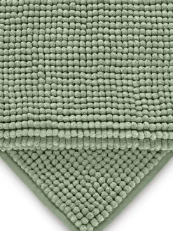 Next Green Sage Mid Bobble Pedestal Mat^ Towels & Bathmats