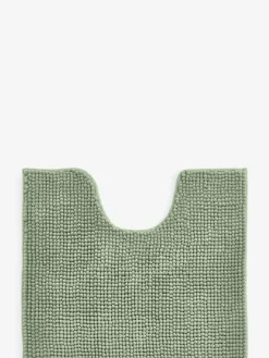 Next Green Sage Mid Bobble Pedestal Mat^ Towels & Bathmats