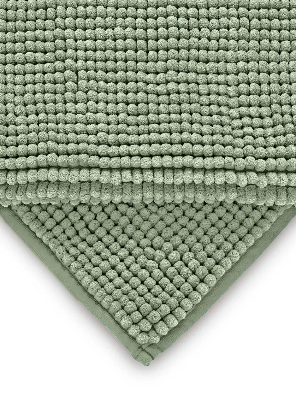 Next Green Sage Mid Bobble Shower Mat^ Towels & Bathmats