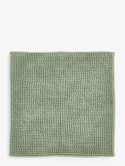 Next Green Sage Mid Bobble Shower Mat^ Towels & Bathmats