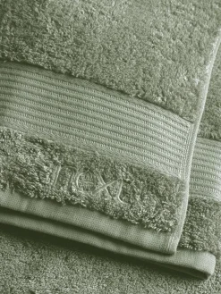 Sale Next Green Sage Mid Egyptian Cotton Towel